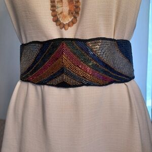 Vintage Beaded Belt